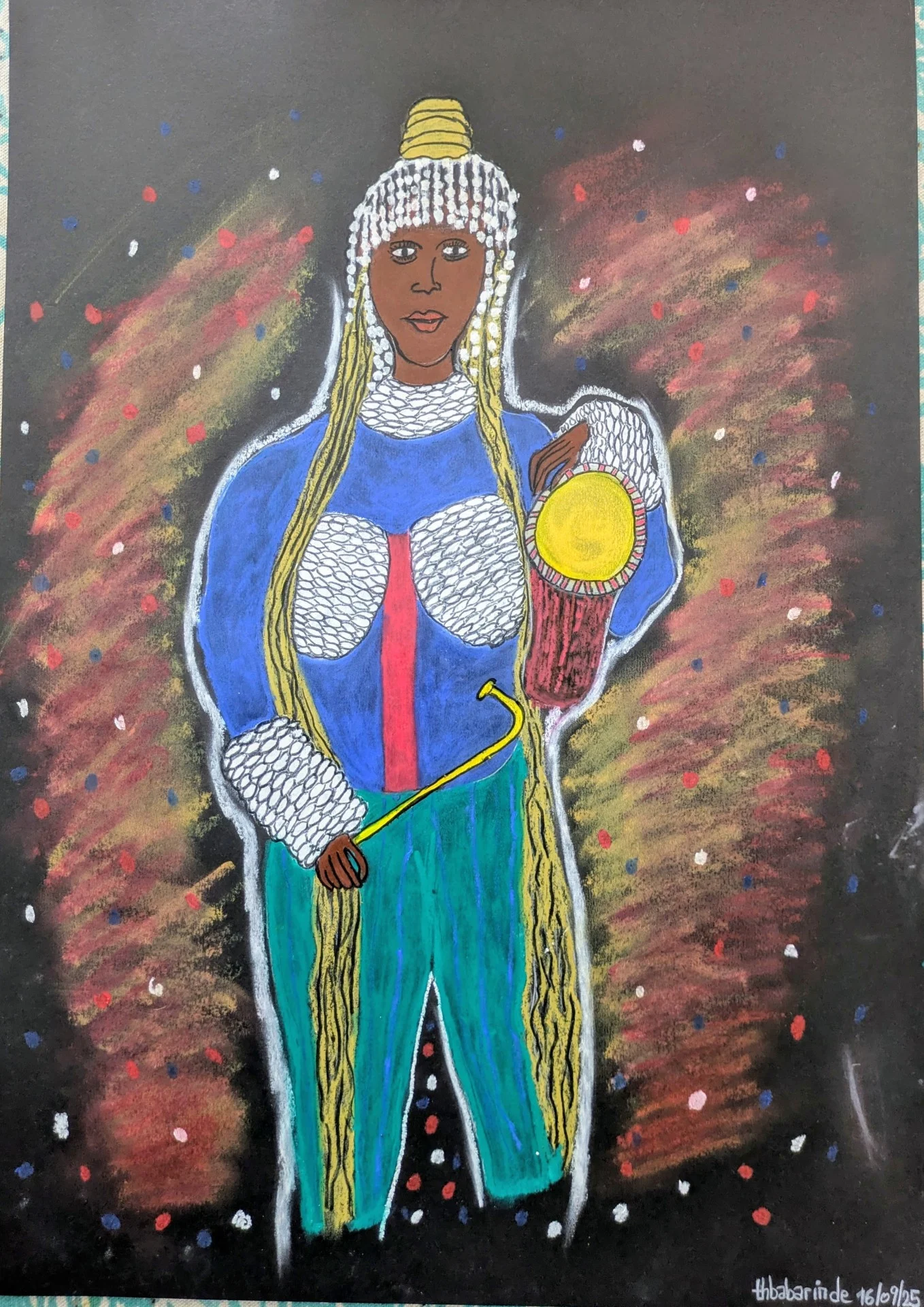 JOUEUSE DE TAMBOUR-PARLANT 21000009303