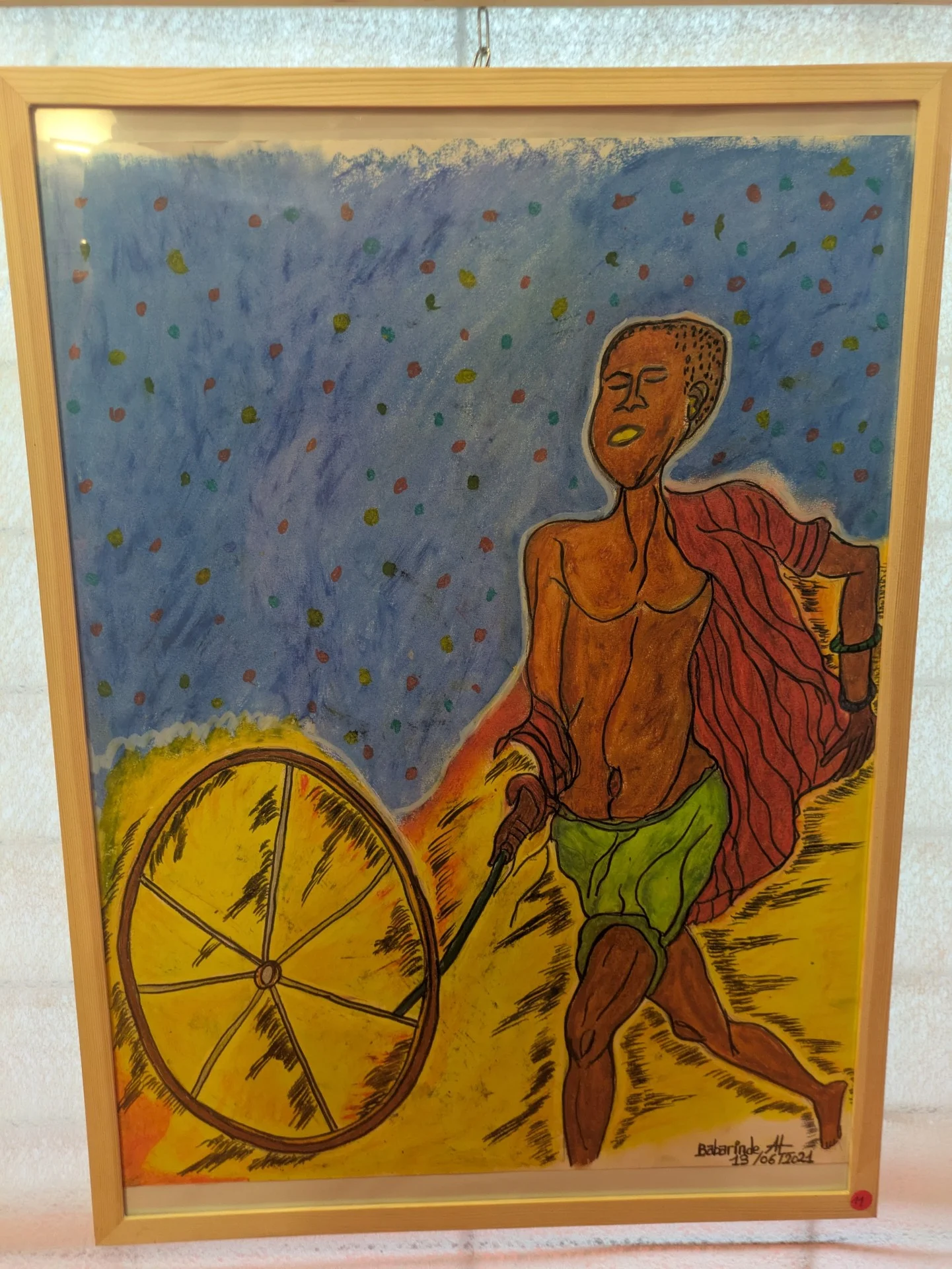 'LA ROUTE ' tableau exposé à LARRA octobre 2025.1000009696