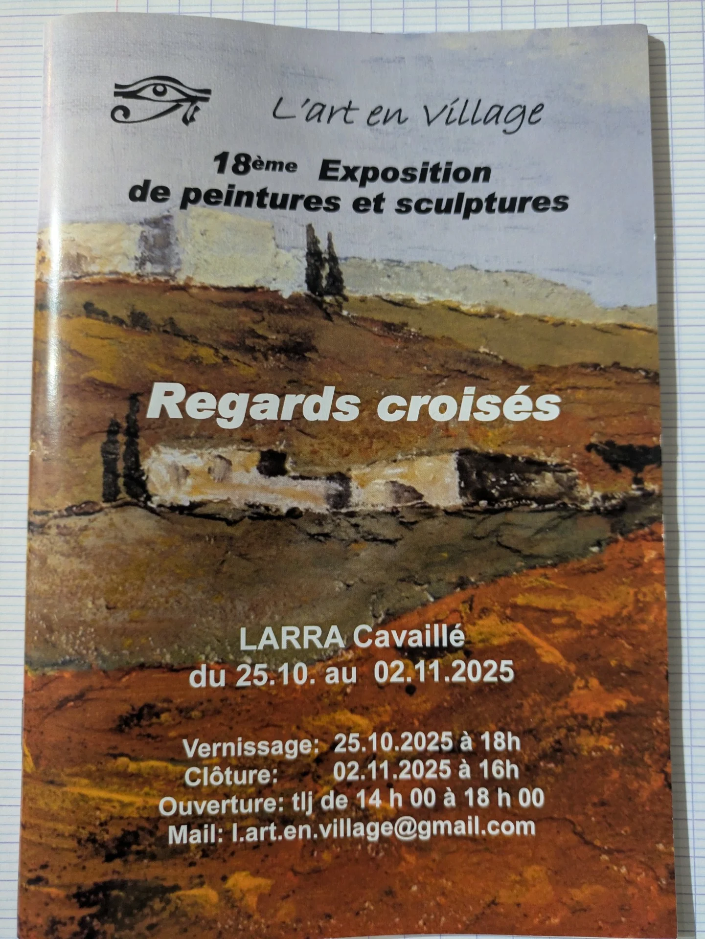 Exposition peinture Larra octobre 2025