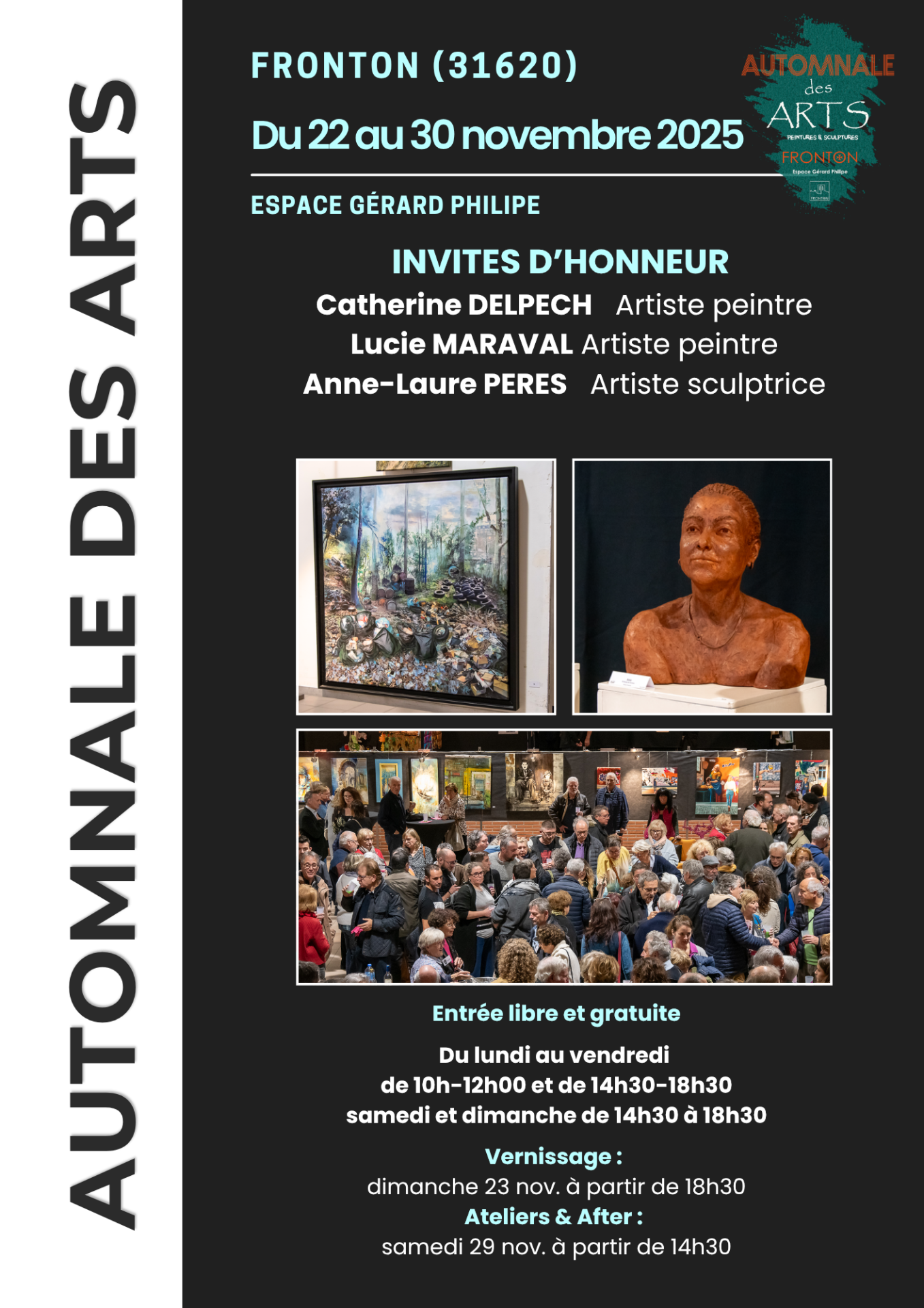 Affiche l'Automnale Des Arts de Fronton nov 2025