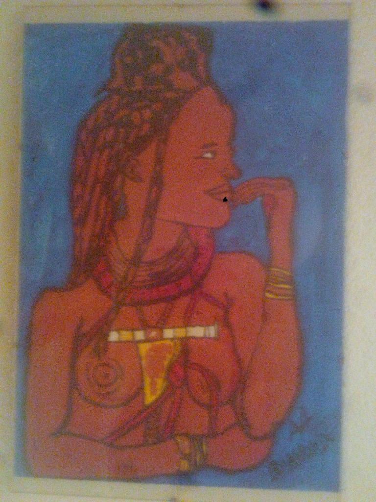 portrait femme Himba(40cm-30cm)